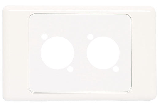 Wallplate For Dual D Series Connectors