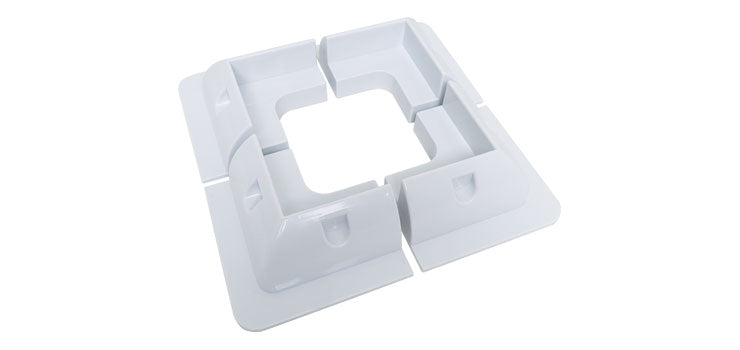 Plastic Solar Panel Corner Mount 4pc