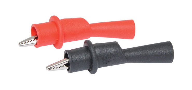 Set of Red & Black Crocodile Clip Test Probe Adapters