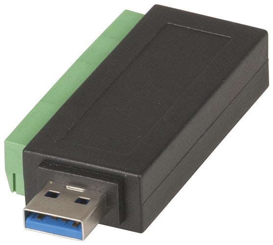 USB 3.0 Type-A Plug to 10-Way Screw Terminal Header Adaptor PA0956