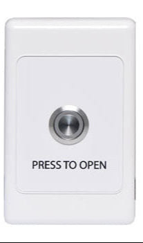 Push To Open Wallplate With Illuminated Pushbutton Switch
