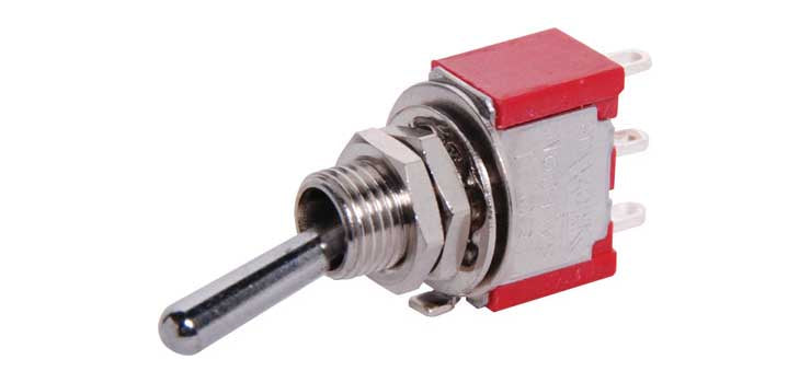 SPDT Centre Off Solder Tail Mini Toggle Switch