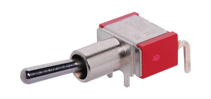 SPDT Horizontal Action PCB Mount Mini Toggle Switch