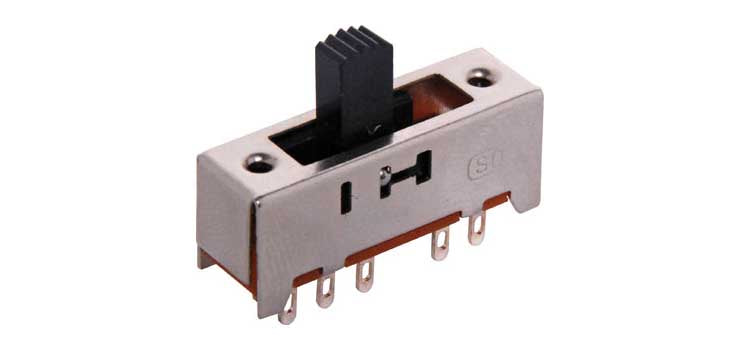 DP4T Sodler Tail Miniature Slide Switch