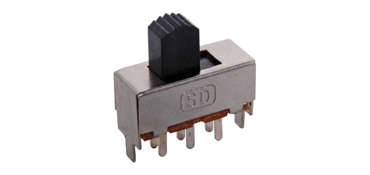 DPDT PCB Mount Miniature Slide Switch