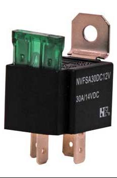 12VDC 30A SPST Fused Automotive Relay