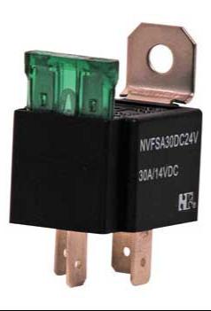 24VDC 30A SPST Fused Automotive Relay