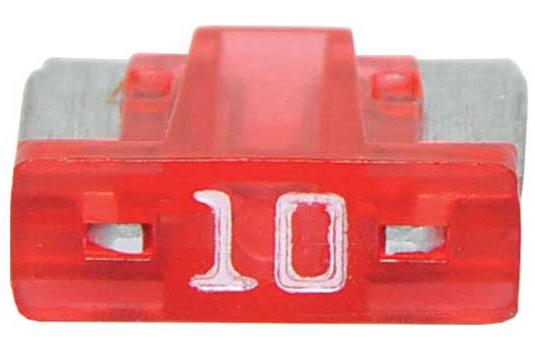 10A Red Low Profile Mini Blade Fuse