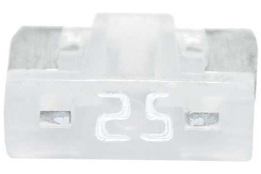 25A Clear Low Profile Mini Blade Fuse