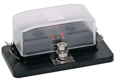 4 Way Automotive Blade Fuse Block Panel With LEDs
