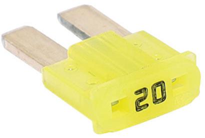 20A Yellow Automotive Micro2 Blade Fuse