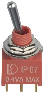 Toggle Switch Sealed Mini 2A 250VAC ST0554