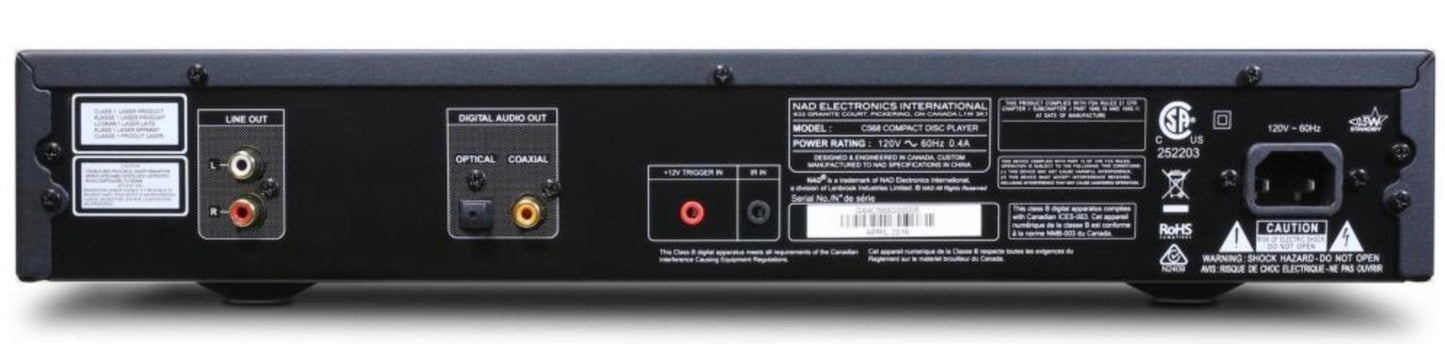 NAD C 568 CD Player With USB Input C568BEEG