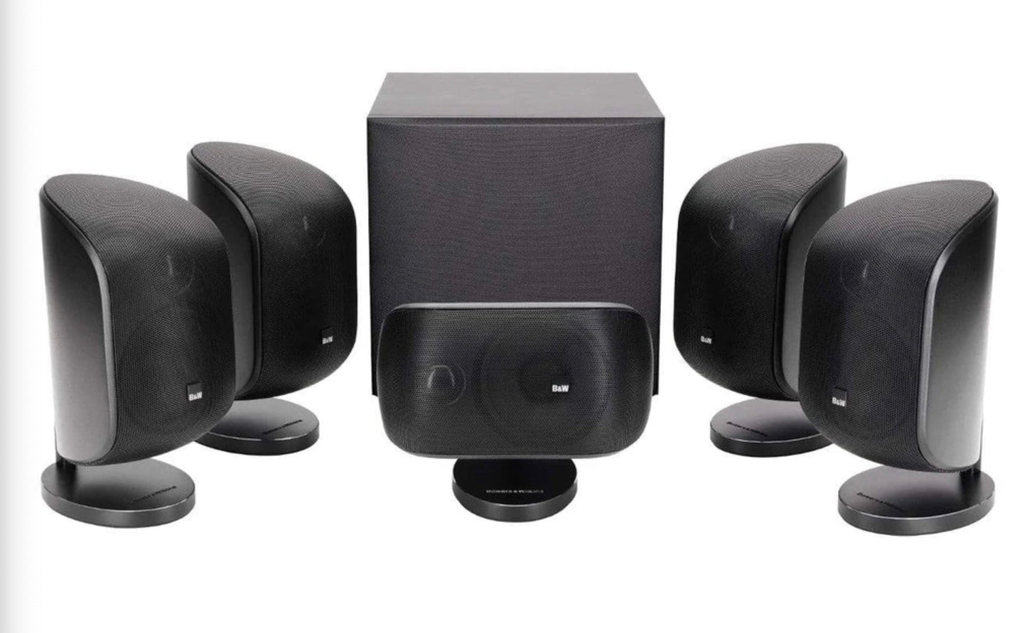 Bowers and Wilkins MT50 5.1 Mini Home Theatre Speaker Package MT-50BLK
