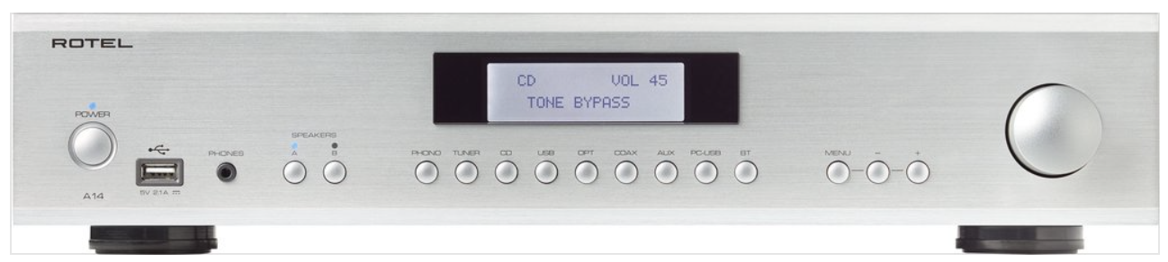 ROTEL A14 Integrated Amplifier A14SIL