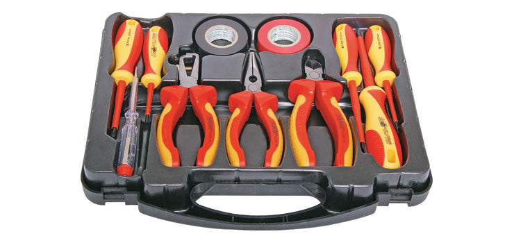 9 Piece 1000V Rated Insulated Tool Kit