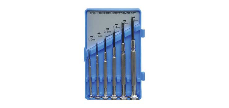6 Piece Jewellers Screwdriver Set