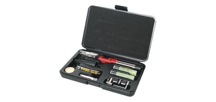 Solderpro 150 125W Gas Soldering Iron Kit - Cartridge Powered