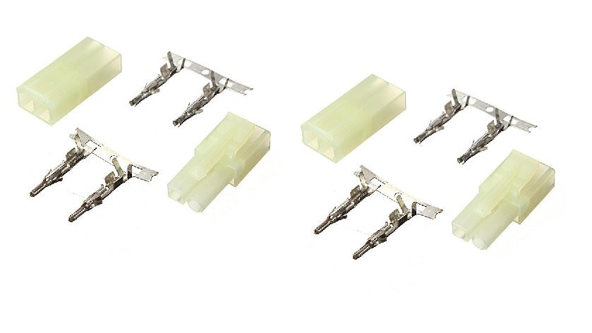 Tornado Micro Tamiya Male and Female Connectors 2 pack TRC-1009G