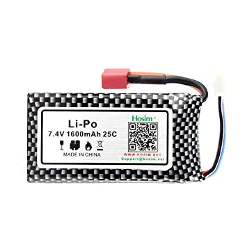 Tornado Li Ion Battery 7.4V 1600mah TRC-9125-DJ02