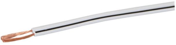 20AWG White / Black Figure 8 Cable