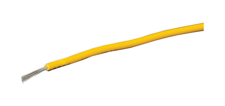 21AWG Yellow Tinned Medium Duty Hook Up Cable