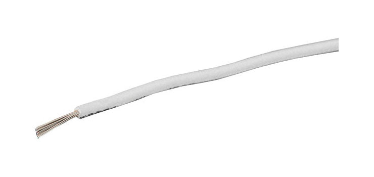 21AWG White Tinned Medium Duty Hook Up Cable