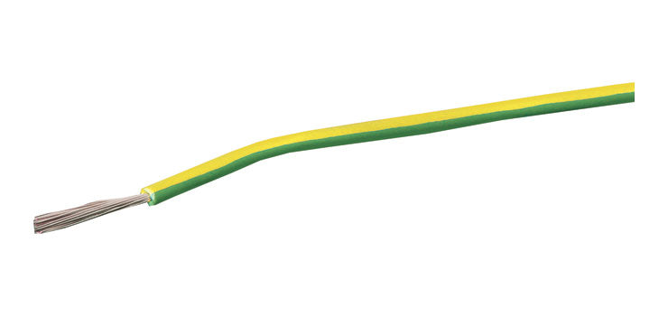 18AWG Green/Yellow Tinned Earth Heavy Duty Hook Up Cable