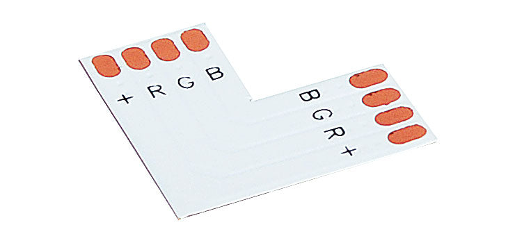 L Shape Strip For RGB 5050 Chip LED Strips - 4pk