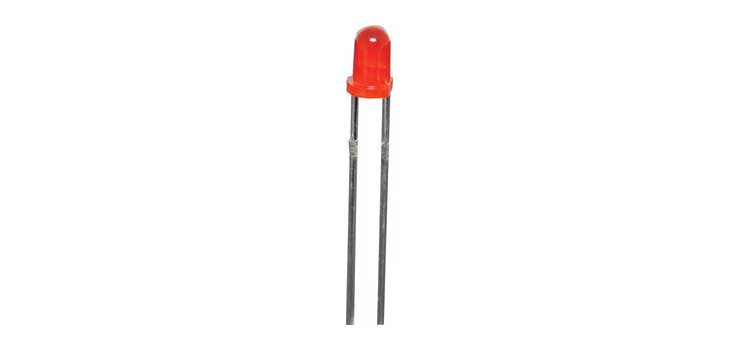 Red 2mcd 3mm LED