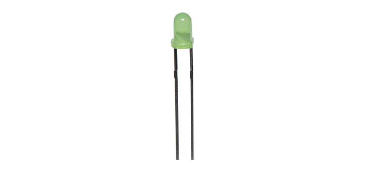 Green 40mcd 3mm LED