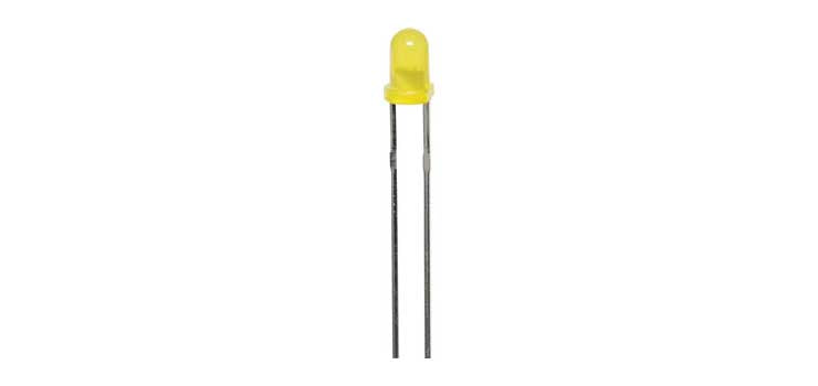 Yellow 30mcd 3mm LED