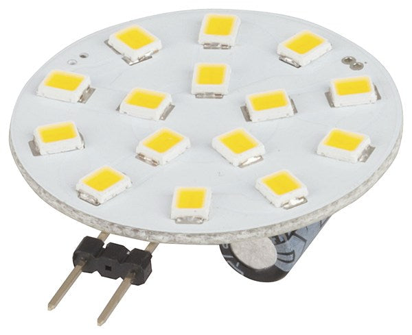 G4 LED Replacement Light, 15x2835 LEDs, 120º 12VAC/DC, Warm White ZD0657