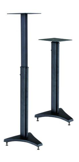 TAURIS Speaker Stands Adjustable 65CM-115CM -Pair - Black SP148A