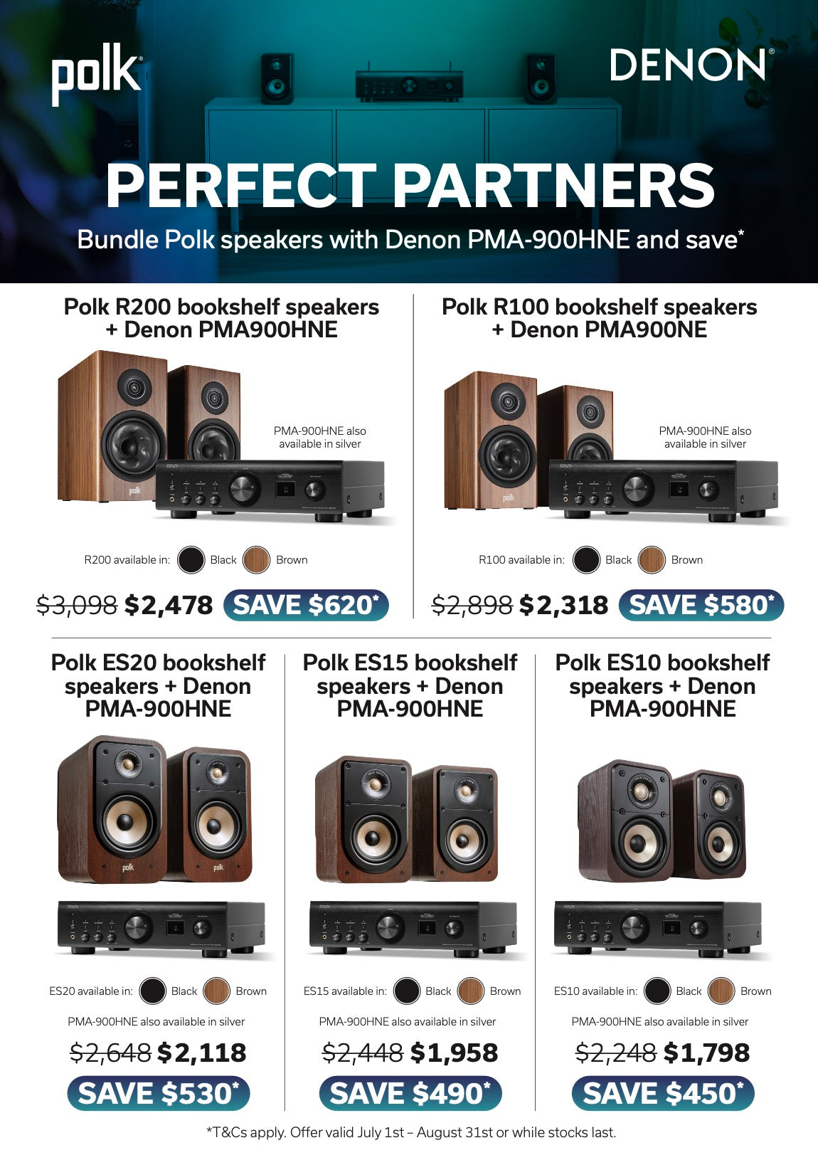 Denon Polk Bundle