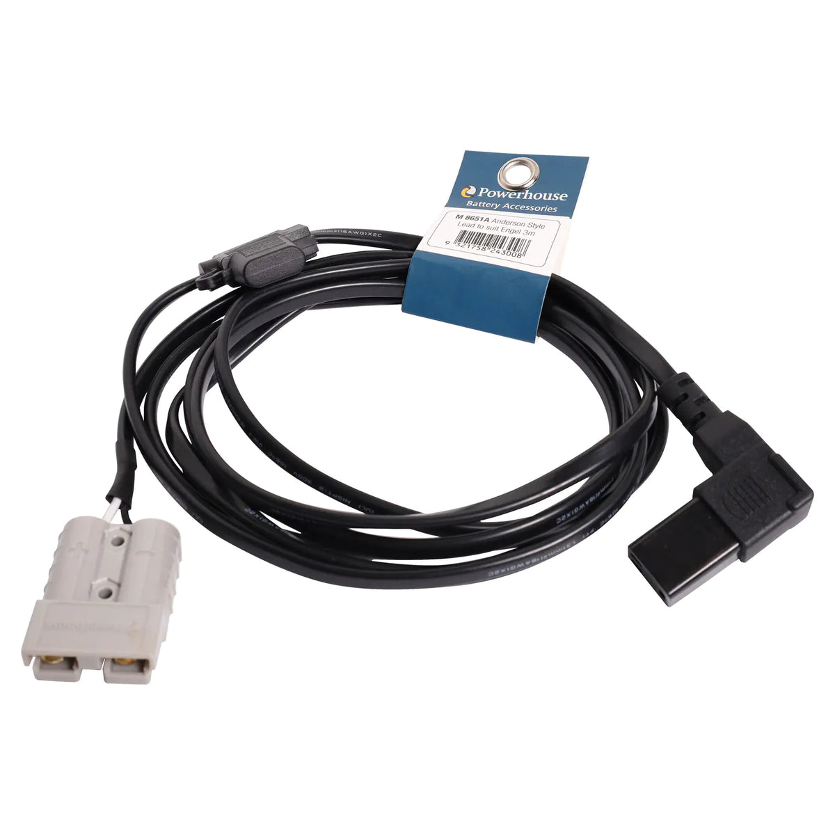 Anderson To Engel 3 Pin Power Cable 3m M8651A