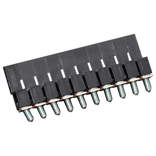 Screw Terminals Shorting Link For 35A DIN Rail Terminals Black P2470