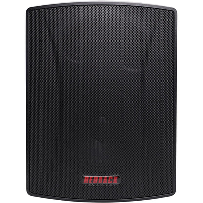 Redback Wall Mount Speaker 45w 100v 8 Ohm Black Pair C0913B