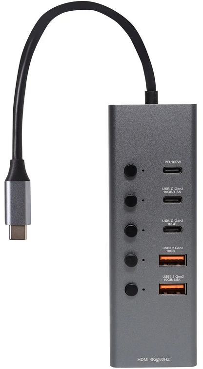 USB 3.2 Gen 2 USB Type C Multi Hub D2361A