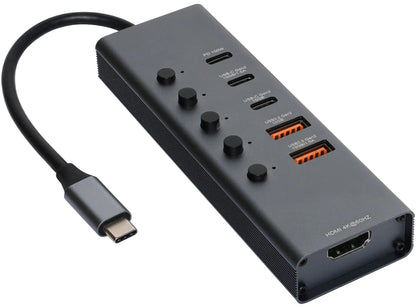 USB 3.2 Gen 2 USB Type C Multi Hub D2361A