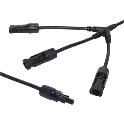 DC Power Cable MC4 3 to 1 Branch Adapter Cable Pair P8622