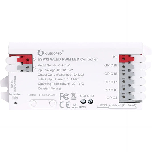 Esp32 Wi-fi Wled Pwm Led Controller X3333