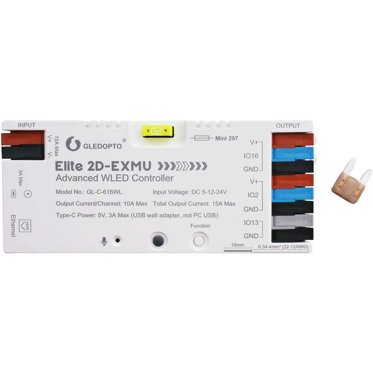 ESP32 Wi-fi / Ethernet WLED Digital LED Controller X3330