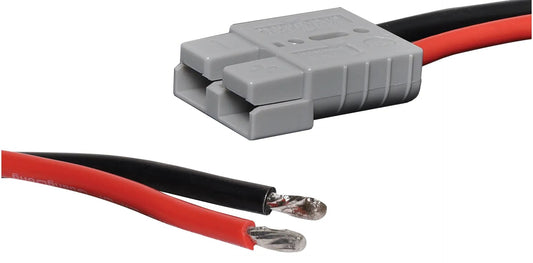 Anderson Lead 300mm To Bare End 50a 8awg M8657