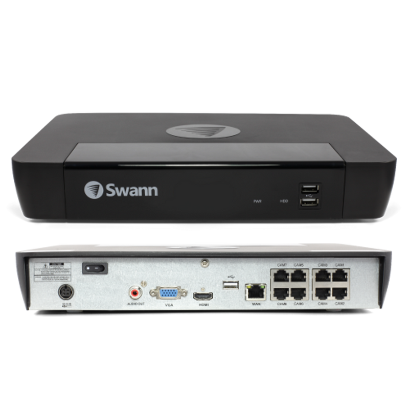 Swann NVR 4K 4cam 8ch Master-series Security System SWNVK-876804-AU