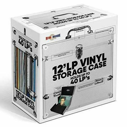 Record Carry Case Aluminium 12" Vinyl KXRM03