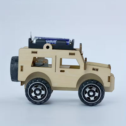 Wooden Kit - 3D Mini 4WD Battery Operated AV7609949