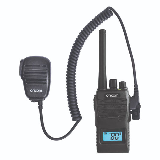 Oricom 5W UHF Handheld Radio Inc Speaker Mic UHF5400BK-SPK