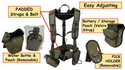 Harness Deluxe Pick Water Bottle Battery Holder Heavy Duty 126833