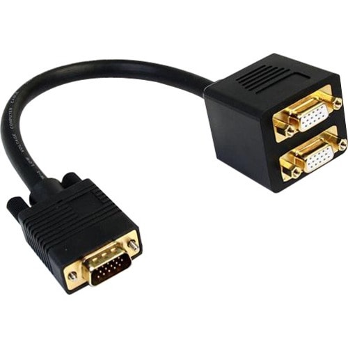 Vga Splitter Vga Plug To 2xvga Socket Video Cable 1610528